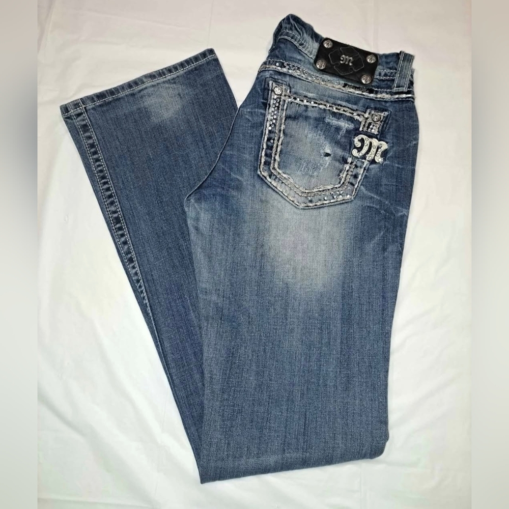 Miss Me Jeans Size 29 X 35 Easy Boot - Like New!!